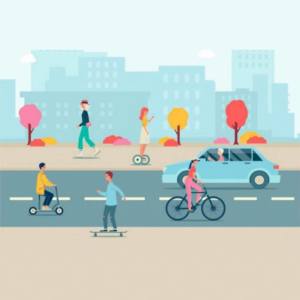Movilidad sostenible aplicada a la seguridad vial laboral